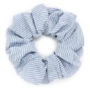 3 PCS Fashion Girls Women Stripe Hair Scrunchie Ponytail Grip Loop Holder Stretchy Hair band - Blue