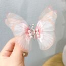 Handmade Butterfly Children Hairpin Spring Butterfly Hair Accessories - Light Pink