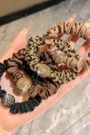 Hair High Elastic Rubber Band Rhinestone Rope Hair Ring Hair Accessories